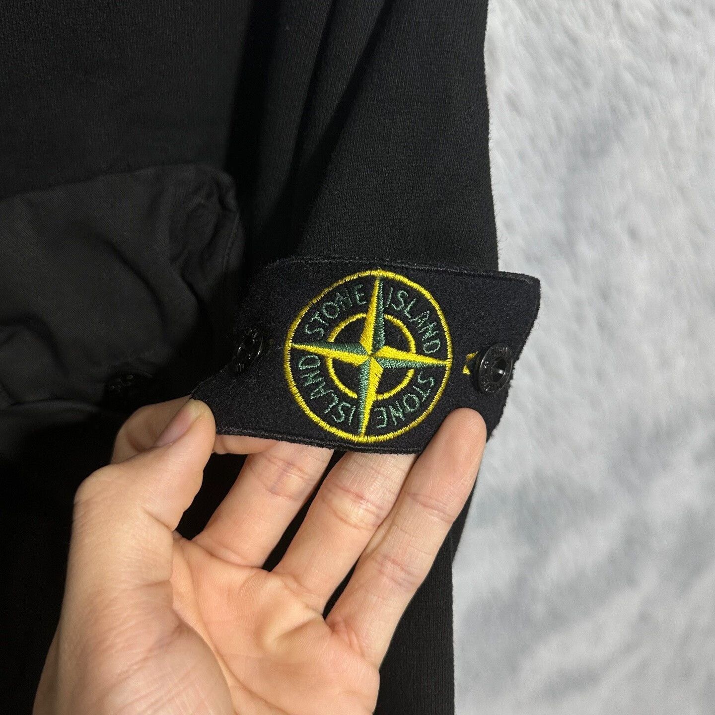 Stone Island stone island black utility collar sweatshirt XXL Size US XXL / EU 58 / 5 - 6 Thumbnail