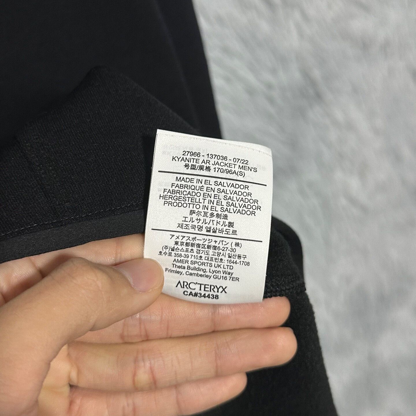Arc'teryx arcteryx kyanite ar jacket black size small Size US S / EU 44-46 / 1 - 9 Thumbnail