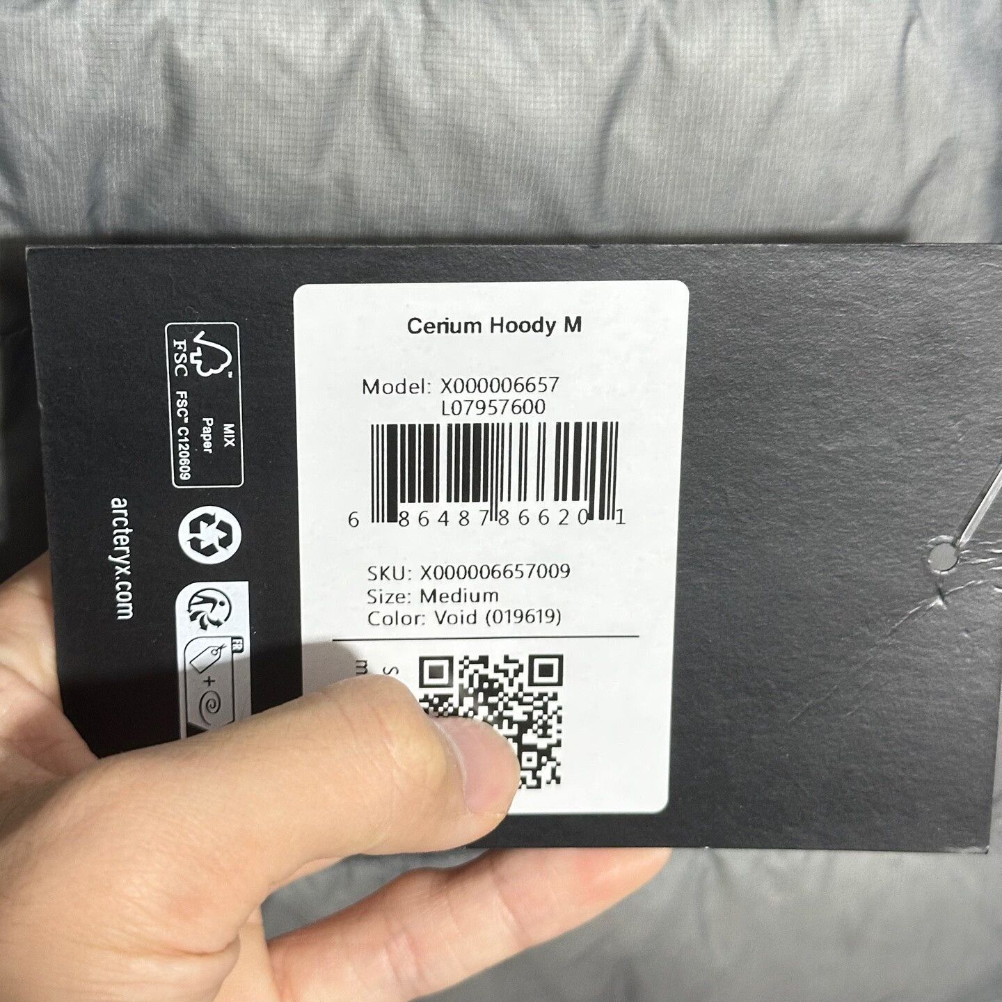 Arc'teryx arcteryx cerium hoody grey puffer jacket Size US M / EU 48-50 / 2 - 5 Thumbnail