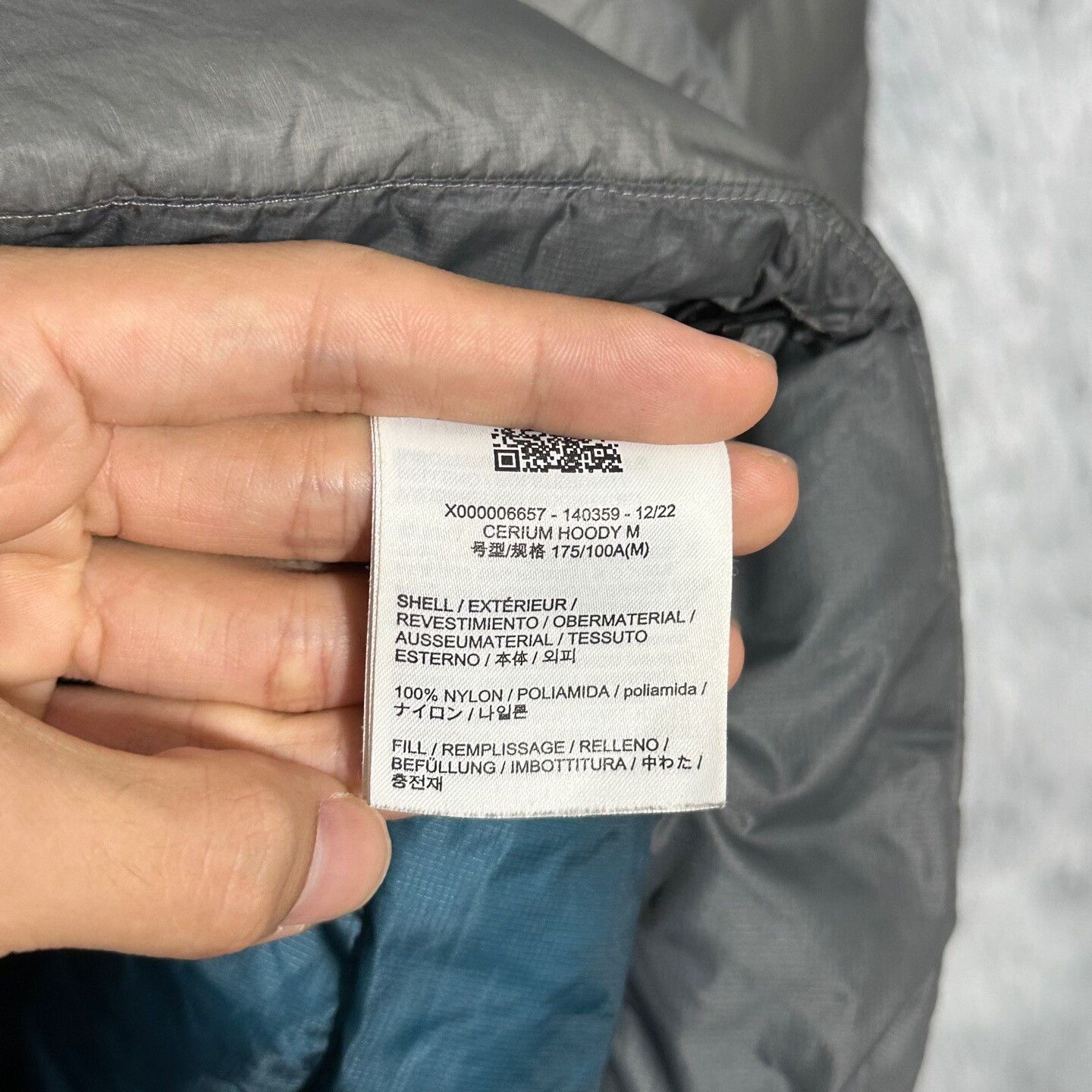 Arc'teryx arcteryx cerium hoody grey puffer jacket Size US M / EU 48-50 / 2 - 6 Thumbnail