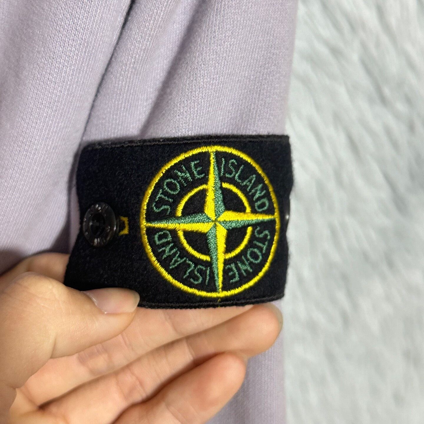 Stone Island stone island half-zip pullover in light purple Size US L / EU 52-54 / 3 - 4 Thumbnail