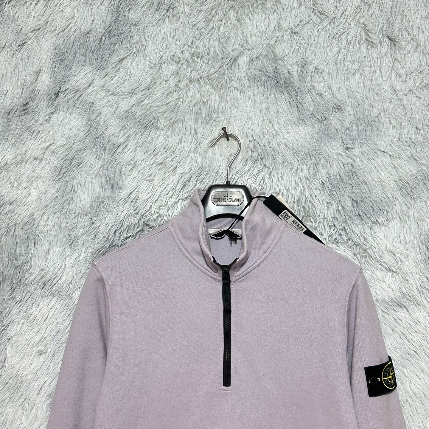 Stone Island stone island half-zip pullover in light purple Size US L / EU 52-54 / 3 - 3 Thumbnail