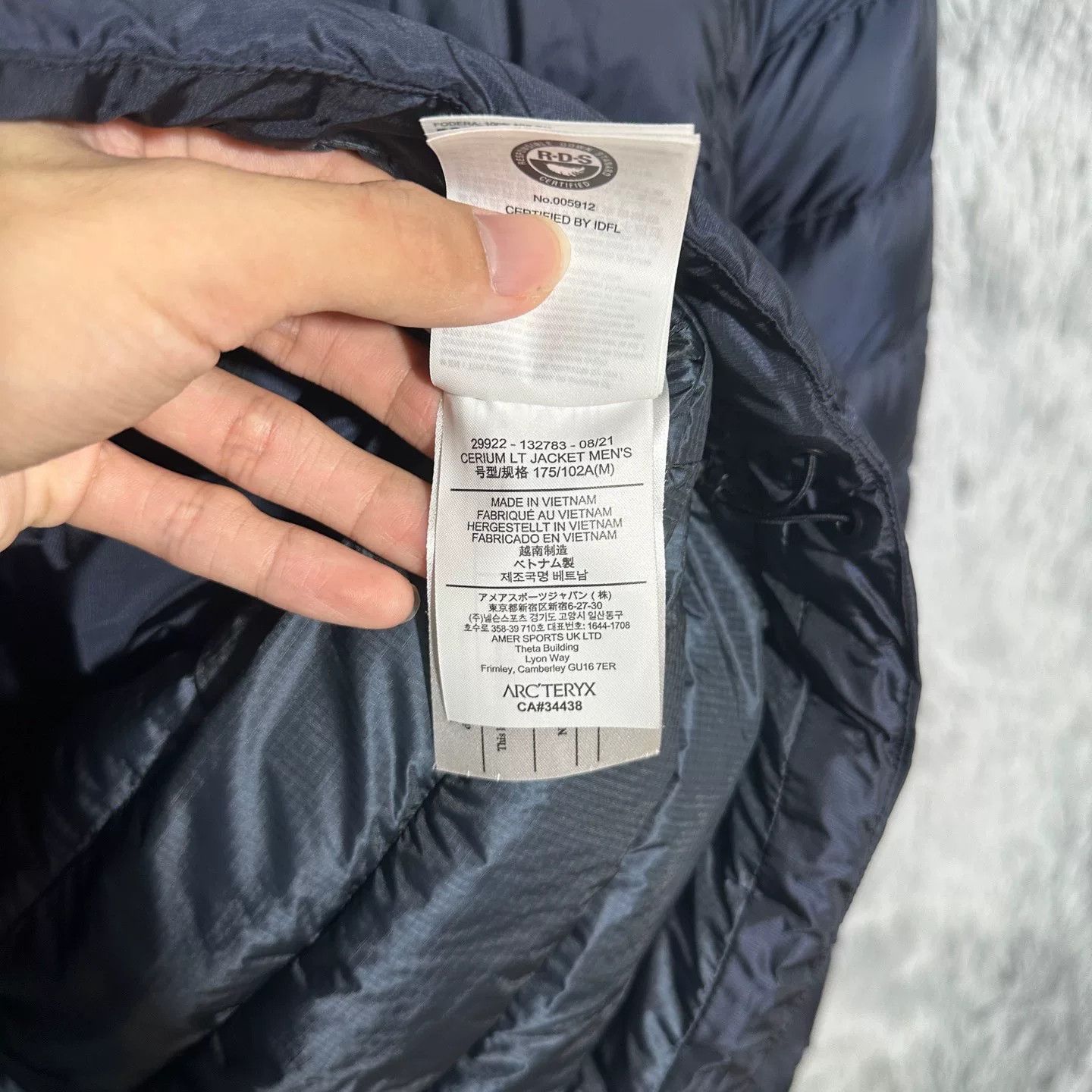 Arc'teryx arcteryx cerium lt jacket deep blue medium Size US M / EU 48-50 / 2 - 5 Thumbnail