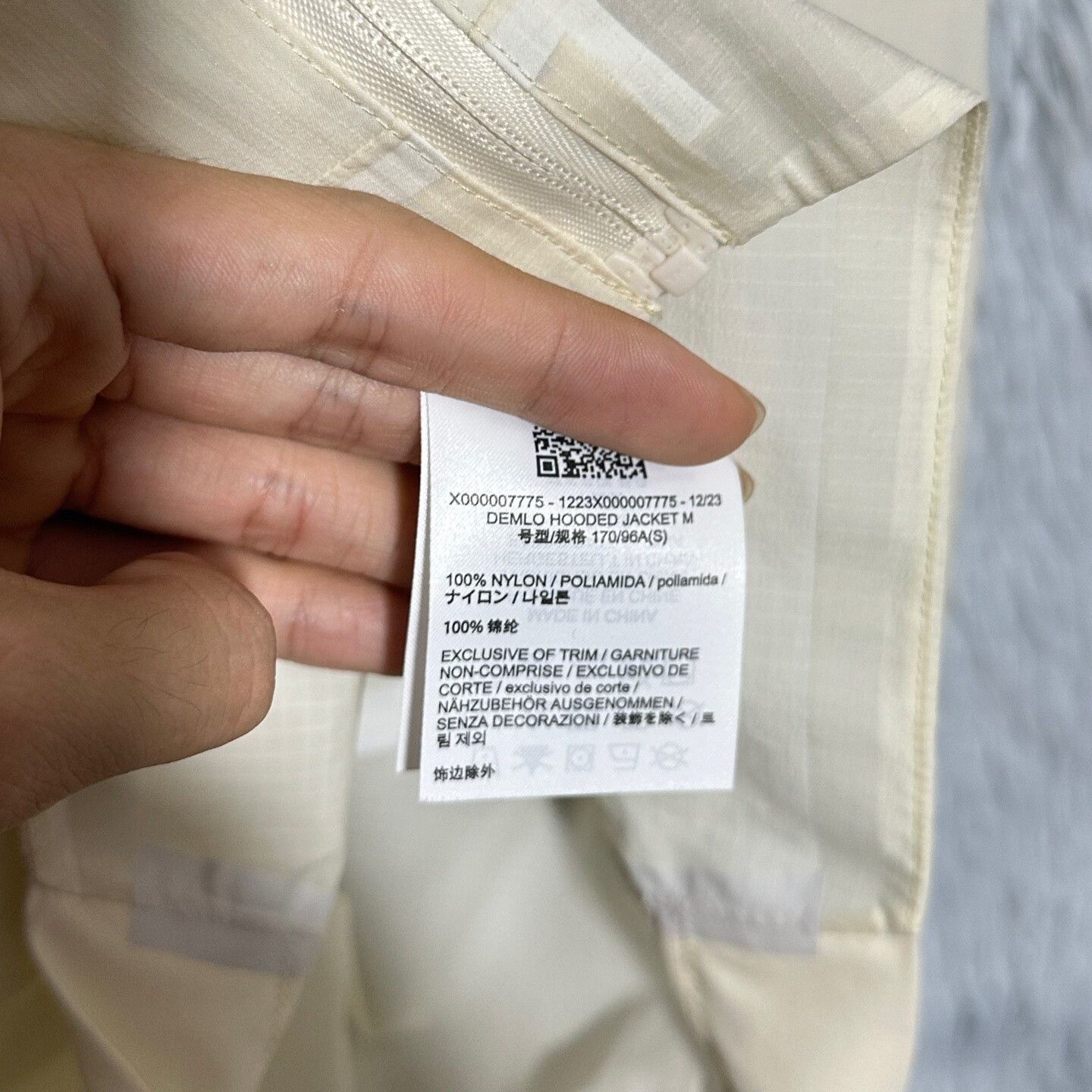 Arc'teryx arcteryx veilance demlo hooded jacket beige Size US S / EU 44-46 / 1 - 6 Thumbnail