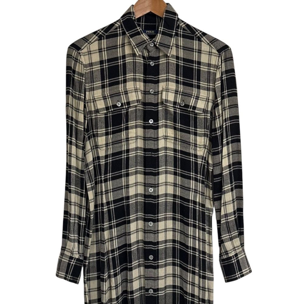 Ralph Lauren Ralph Lauren Polo Ralph Lauren Check Long Sleeve Shirt Dress Cotton Dresses DUTY FREE for USA Size ONE SIZE - 3 Thumbnail