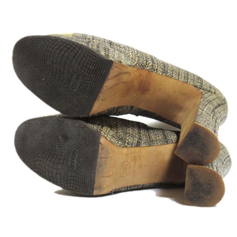 Chanel Chanel Chanel Coco Mark Tweed Platform Pumps Cotton Shoes G27226 DUTY FREE for USA Size ONE SIZE - 9 Thumbnail