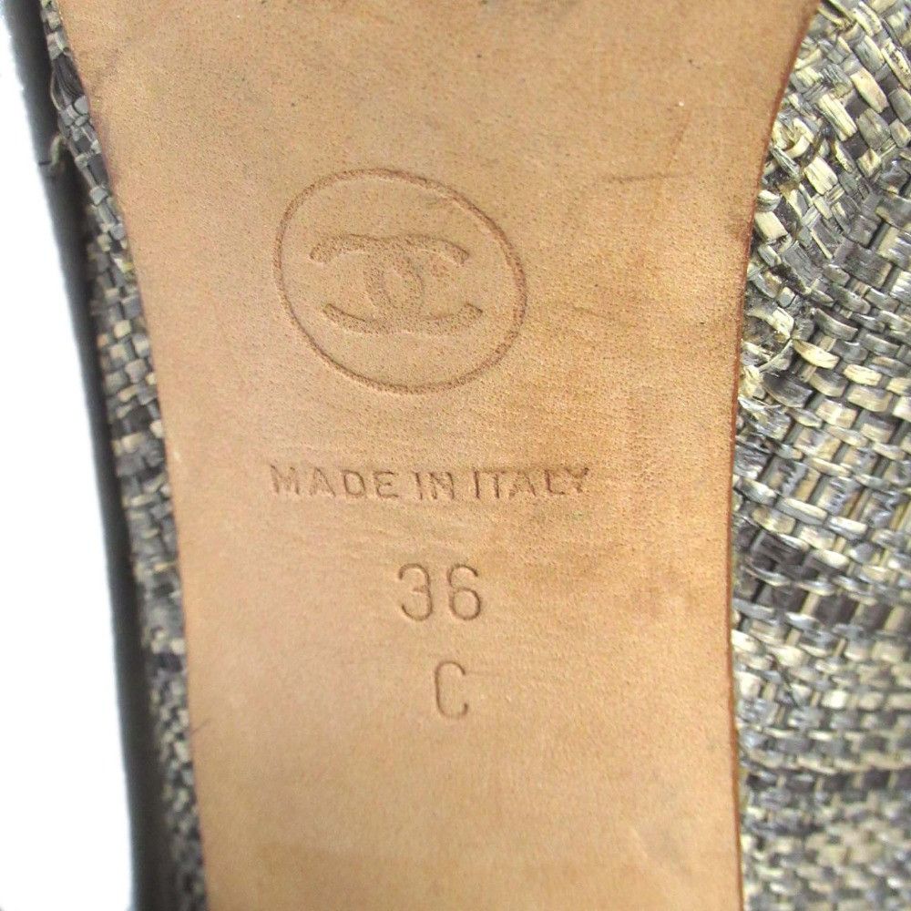 Chanel Chanel Chanel Coco Mark Tweed Platform Pumps Cotton Shoes G27226 DUTY FREE for USA Size ONE SIZE - 11 Thumbnail