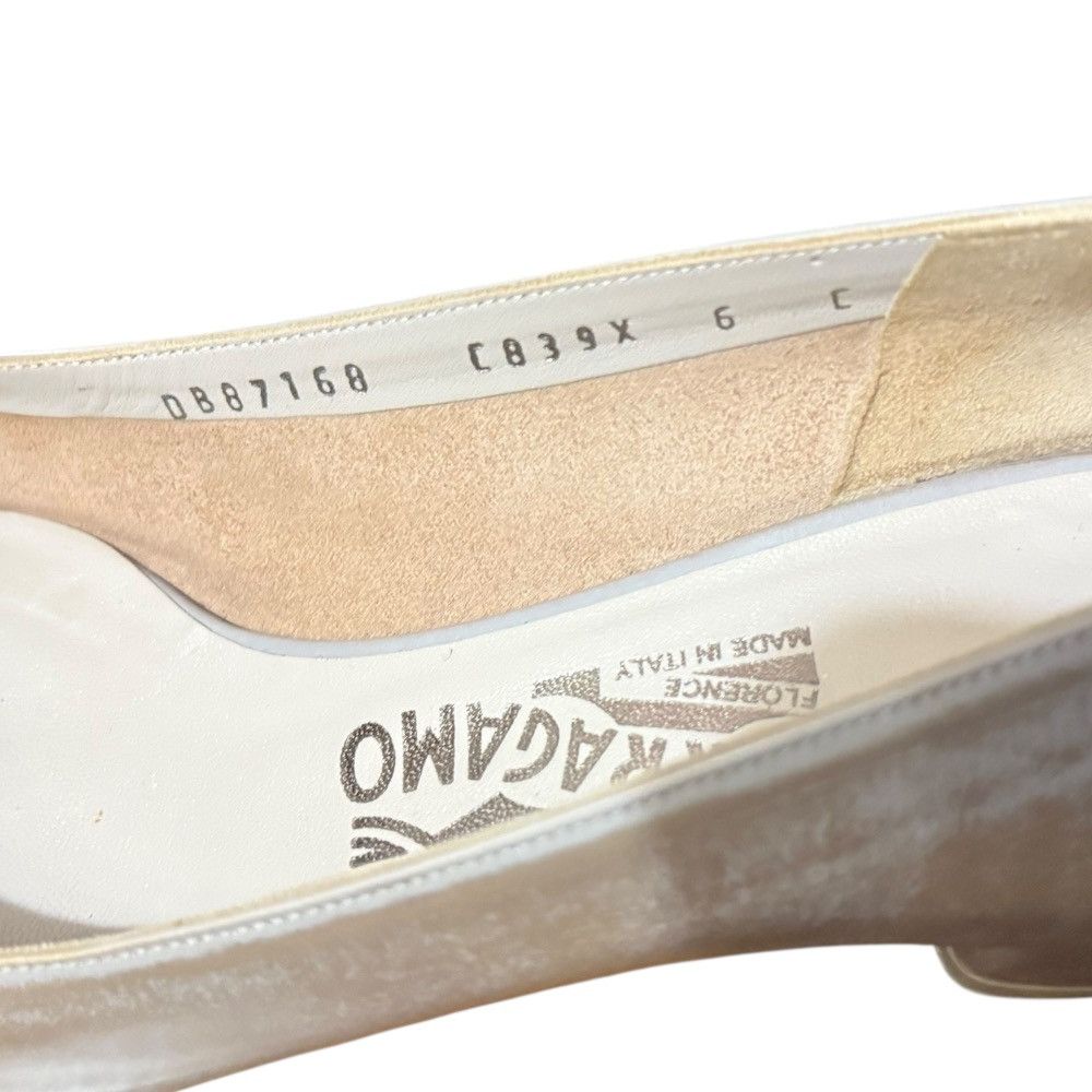 Salvatore Ferragamo Salvatore Ferragamo Salvatore Ferragamo Vara Ribbon Low Heel Pumps Leather Shoes DUTY FREE for USA Size ONE SIZE - 8 Thumbnail