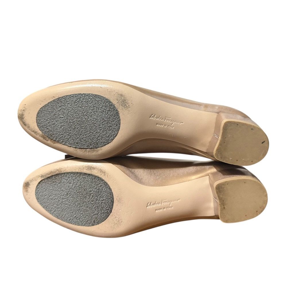 Salvatore Ferragamo Salvatore Ferragamo Salvatore Ferragamo Vara Ribbon Low Heel Pumps Leather Shoes DUTY FREE for USA Size ONE SIZE - 7 Thumbnail