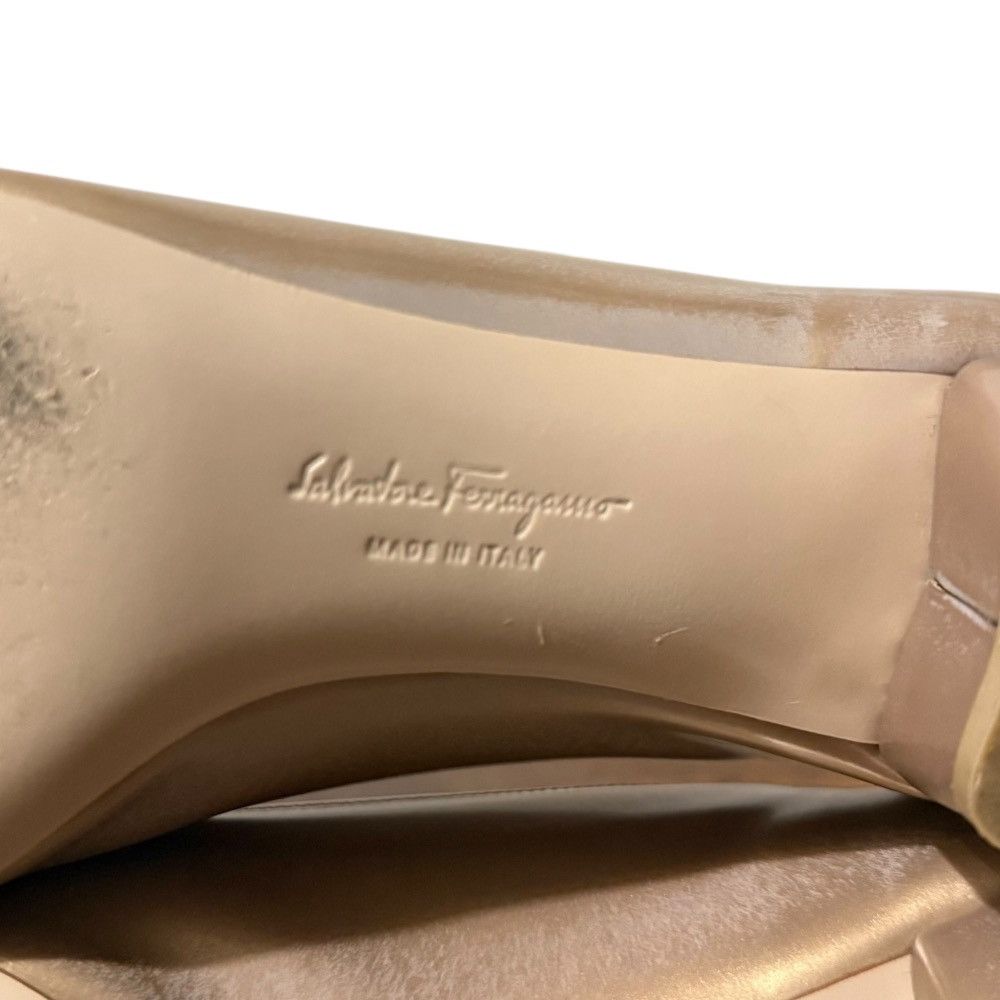 Salvatore Ferragamo Salvatore Ferragamo Salvatore Ferragamo Vara Ribbon Low Heel Pumps Leather Shoes DUTY FREE for USA Size ONE SIZE - 11 Thumbnail