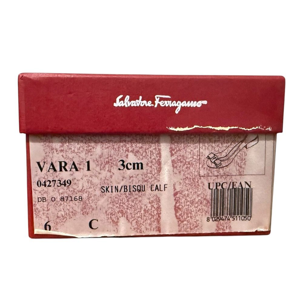 Salvatore Ferragamo Salvatore Ferragamo Salvatore Ferragamo Vara Ribbon Low Heel Pumps Leather Shoes DUTY FREE for USA Size ONE SIZE - 15 Thumbnail