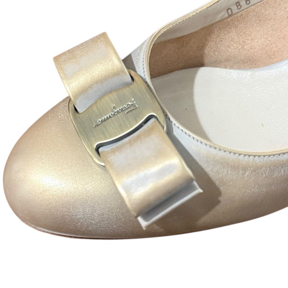 Salvatore Ferragamo Salvatore Ferragamo Salvatore Ferragamo Vara Ribbon Low Heel Pumps Leather Shoes DUTY FREE for USA Size ONE SIZE - 13 Thumbnail