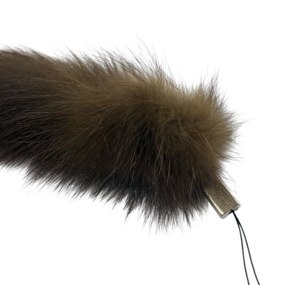 Fendi Fendi Fendi Sable Fur Charm Natural Material Charm DUTY FREE for USA Size ONE SIZE - 4 Thumbnail