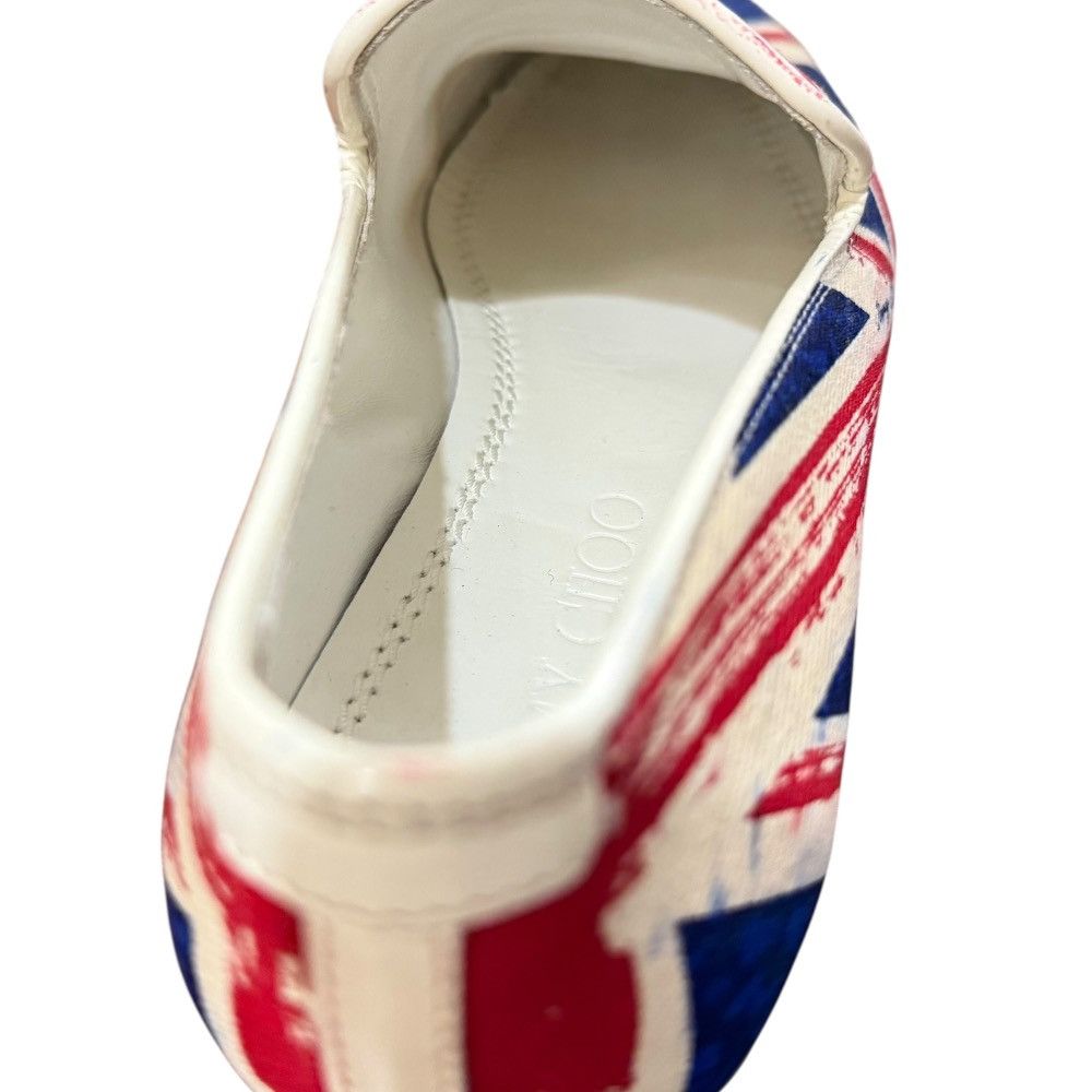 Jimmy Choo Jimmy Choo Jimmy Choo Union Jack Opera Shoes Leather Shoes DUTY FREE for USA Size ONE SIZE - 9 Thumbnail