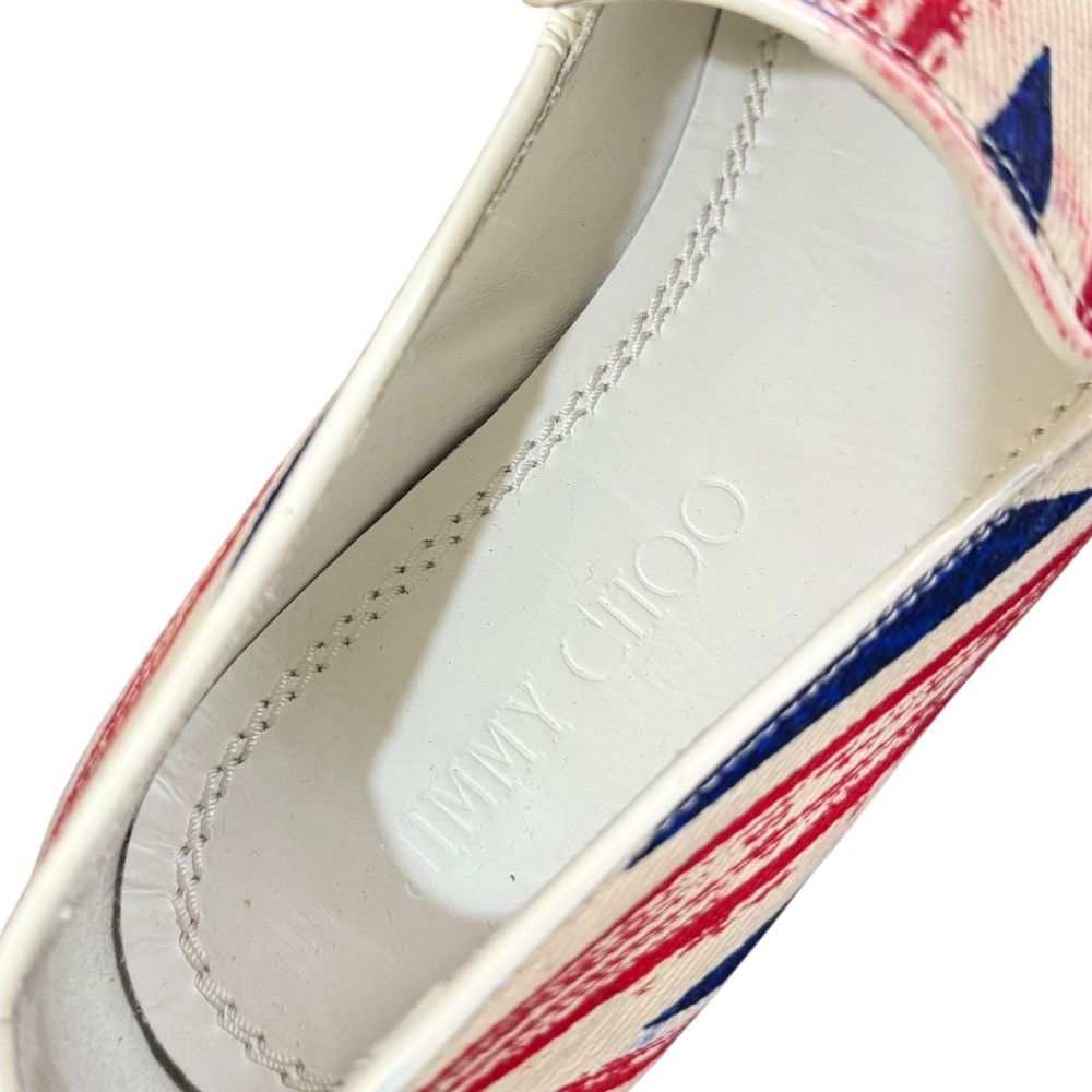 Jimmy Choo Jimmy Choo Jimmy Choo Union Jack Opera Shoes Leather Shoes DUTY FREE for USA Size ONE SIZE - 8 Thumbnail