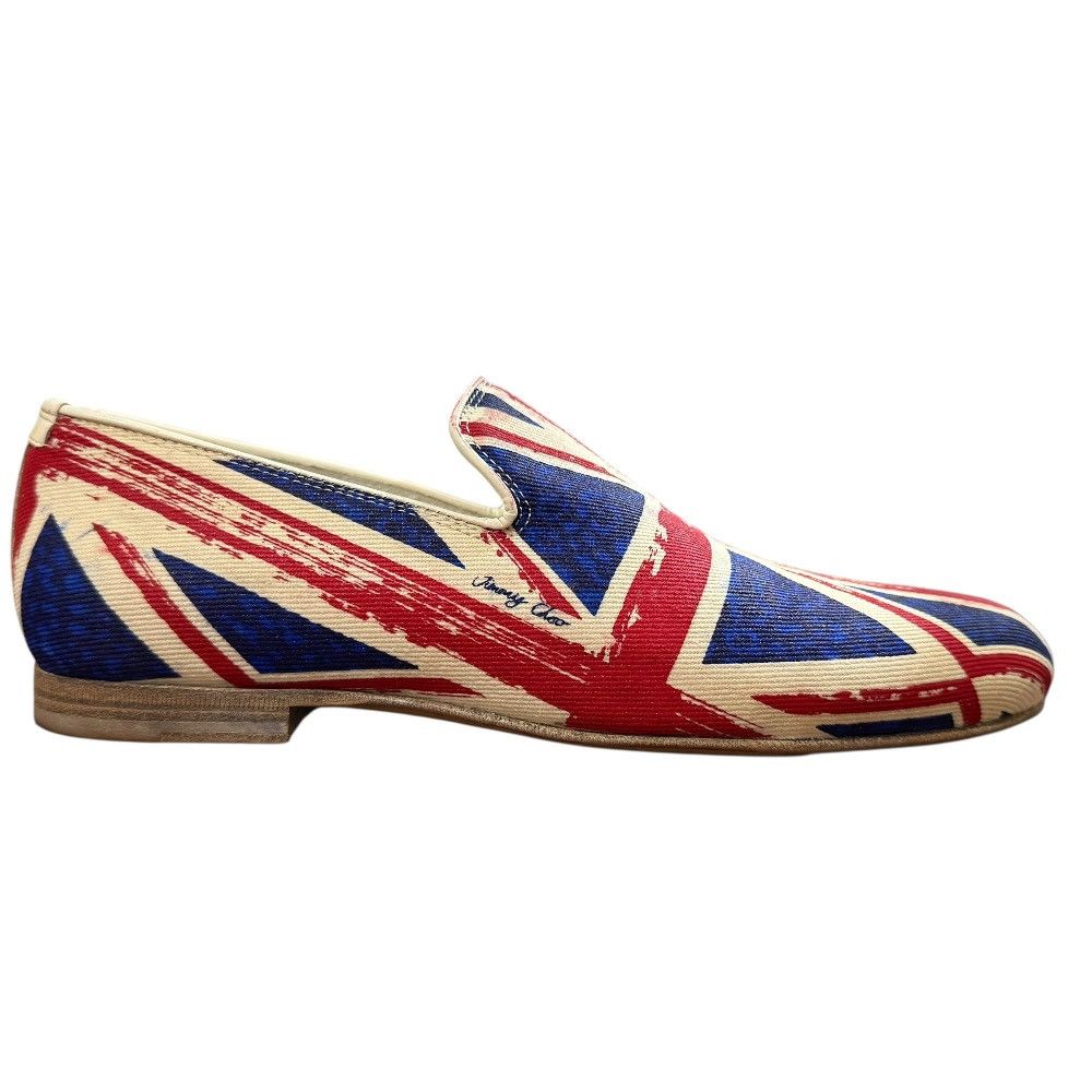 Jimmy Choo Jimmy Choo Jimmy Choo Union Jack Opera Shoes Leather Shoes DUTY FREE for USA Size ONE SIZE - 6 Thumbnail
