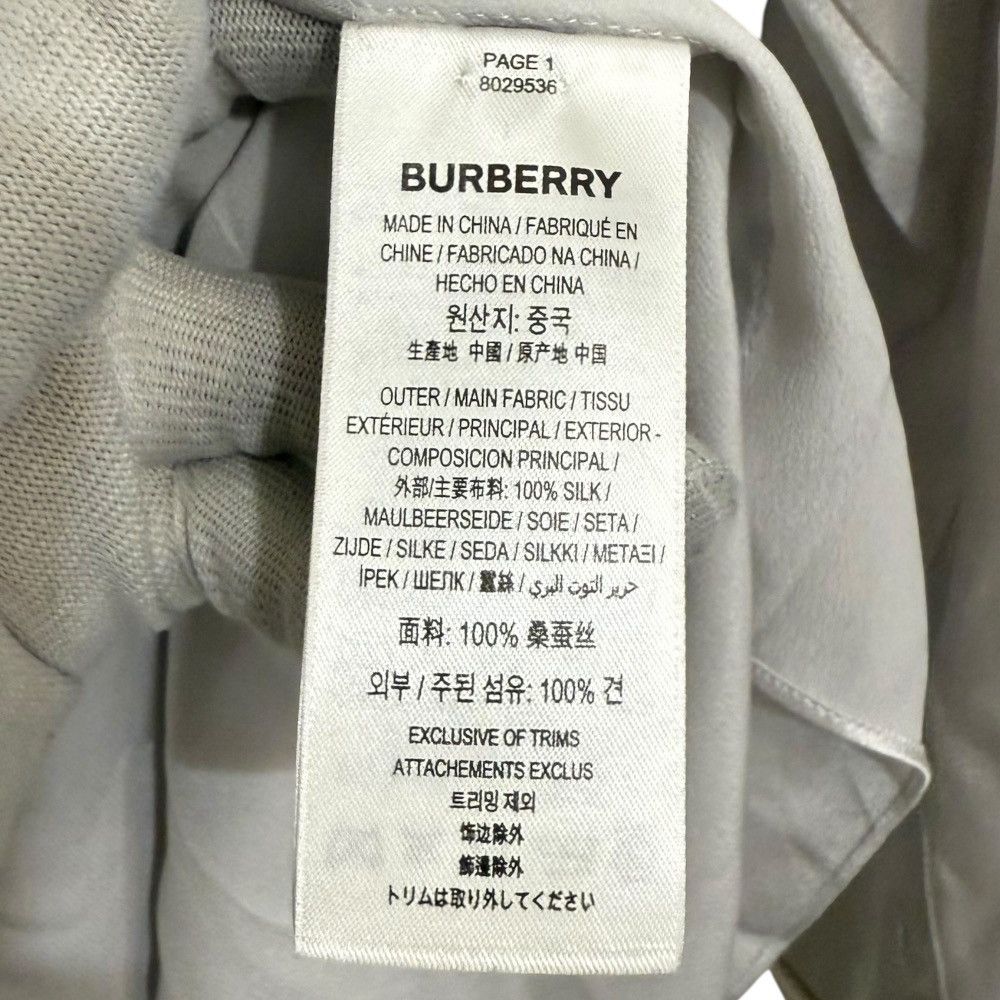 Burberry Burberry Burberry 100% Silk Long Sleeve Shirt Others Tops DUTY FREE for USA Size ONE SIZE - 6 Thumbnail