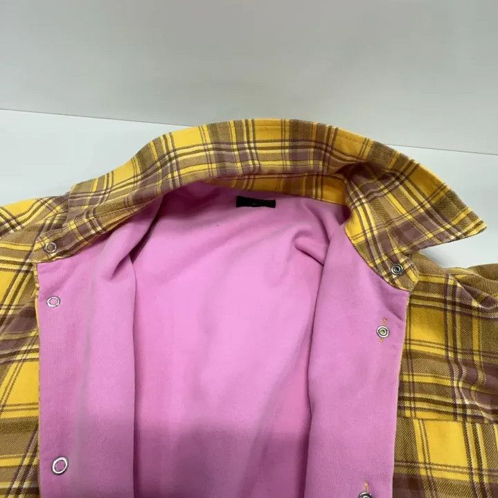 Balenciaga Balenciaga Yellow Checkered Long Sleeve Shirt Size US M / EU 48-50 / 2 - 8 Thumbnail