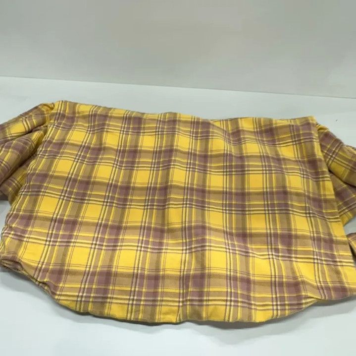 Balenciaga Balenciaga Yellow Checkered Long Sleeve Shirt Size US M / EU 48-50 / 2 - 15 Thumbnail