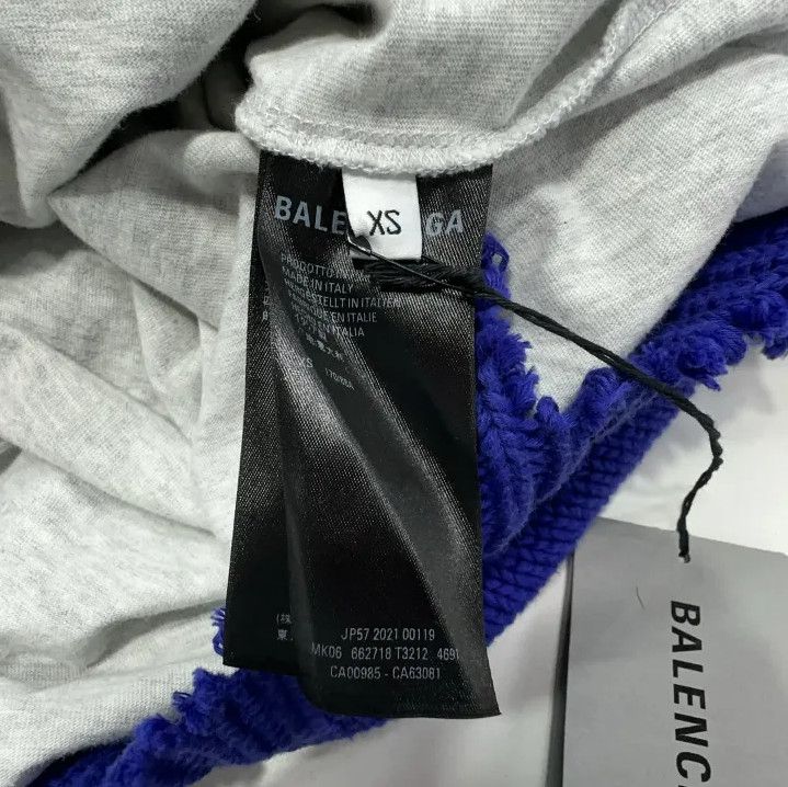 Balenciaga Balenciaga Classic Logo Embroidered Hooded Sweater Size US XS / EU 42 / 0 - 5 Thumbnail