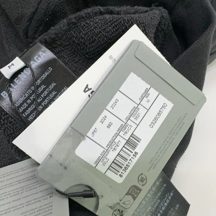 Balenciaga Balenciaga SS24 Logo Black Hoodie for Unisex Size US M / EU 48-50 / 2 - 6 Thumbnail