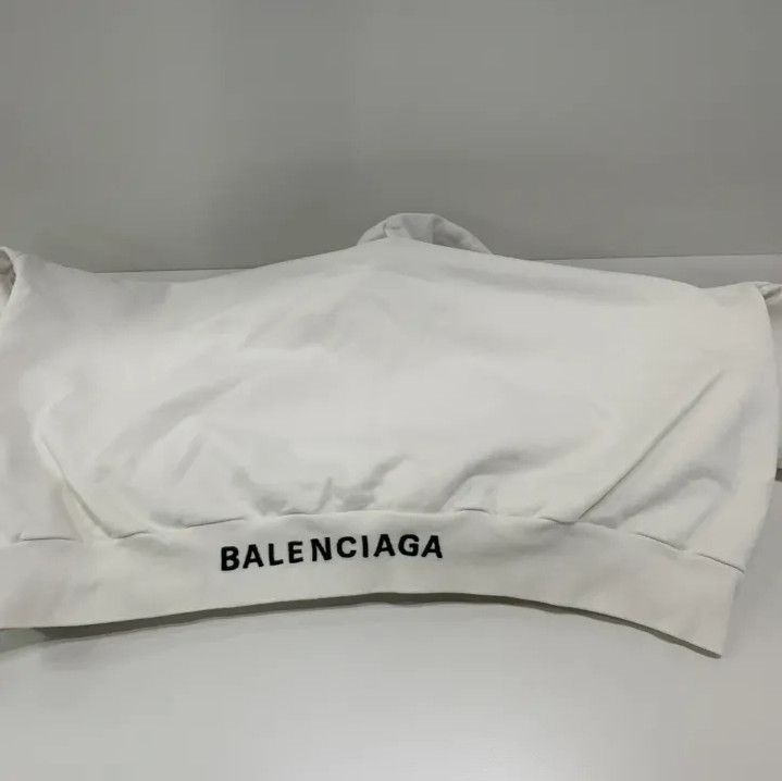 Balenciaga Balenciaga White Casual Hoodie with Heart Print Size US S / EU 44-46 / 1 - 10 Thumbnail