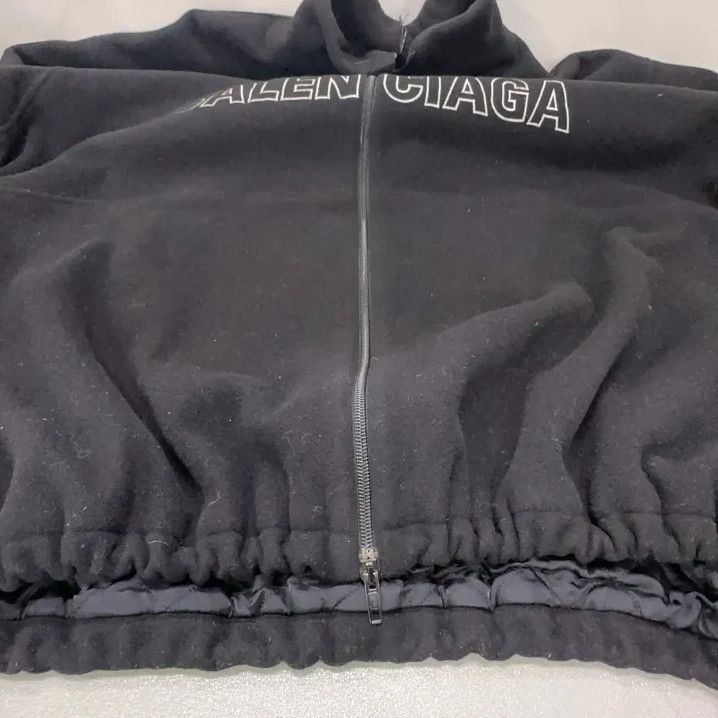 Balenciaga Balenciaga SS22 Logo Print Zip Jacket Size US L / EU 52-54 / 3 - 9 Thumbnail