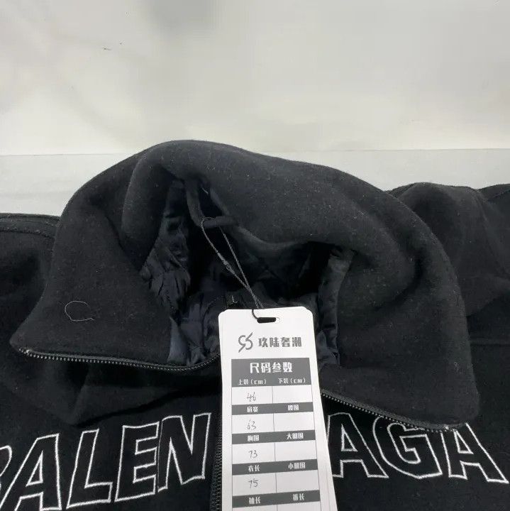 Balenciaga Balenciaga SS22 Logo Print Zip Jacket Size US L / EU 52-54 / 3 - 7 Thumbnail