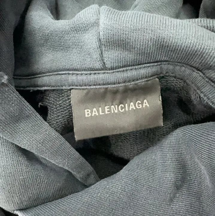 Balenciaga Balenciaga Logo Print Relaxed Fit Hoodie Size US L / EU 52-54 / 3 - 6 Thumbnail