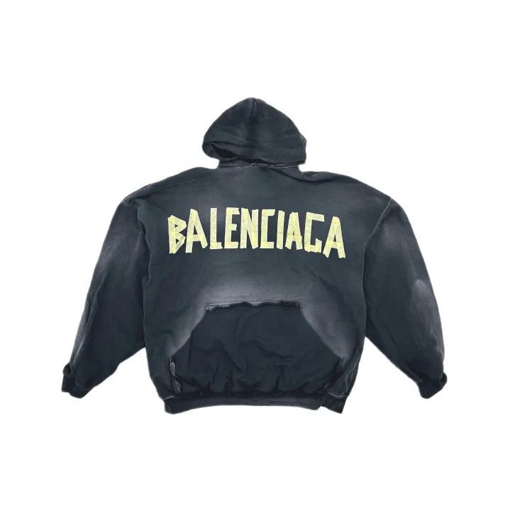 Balenciaga Balenciaga Logo Print Relaxed Fit Hoodie Size US L / EU 52-54 / 3 - 2 Thumbnail