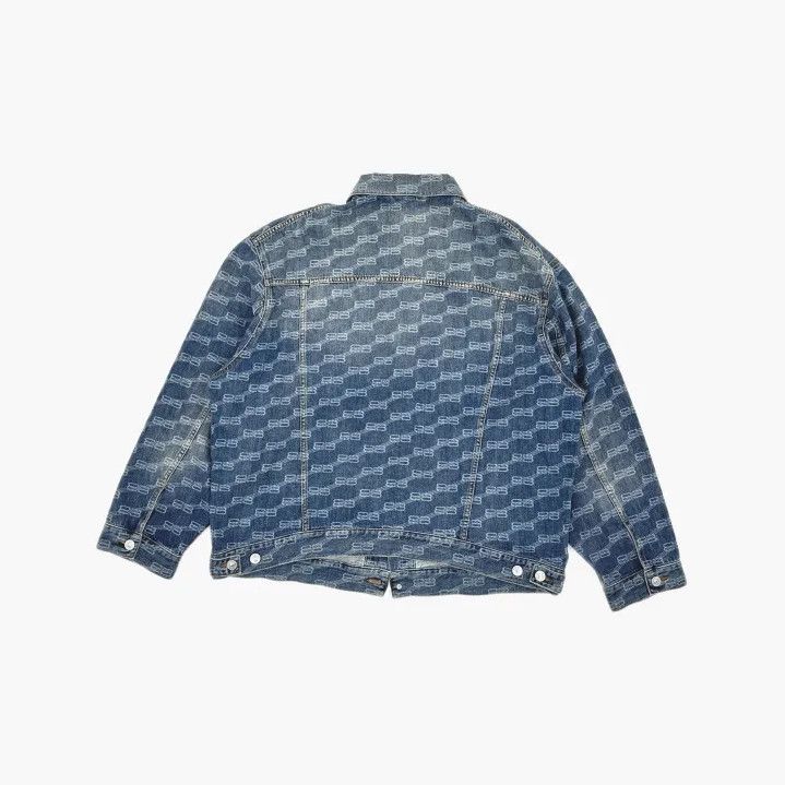 Balenciaga Balenciaga Denim Logo Button-Up Jacket Size US S / EU 44-46 / 1 - 3 Thumbnail