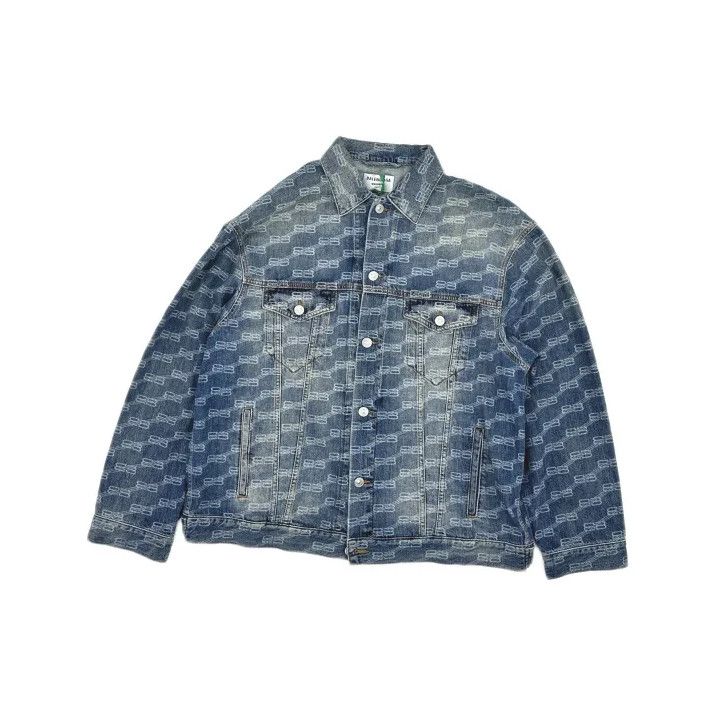 Balenciaga Balenciaga Denim Logo Button-Up Jacket Size US S / EU 44-46 / 1 - 2 Thumbnail