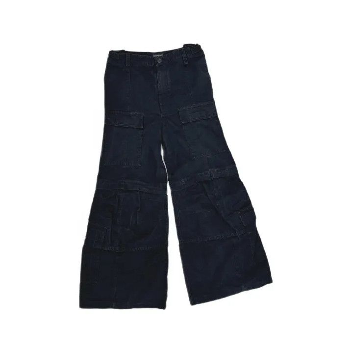 Balenciaga Balenciaga Casual Wide-Leg Cargo Pants Size US 31 - 2 Thumbnail
