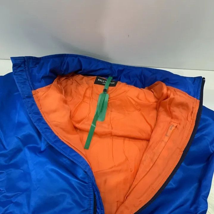 Balenciaga Balenciaga Blue Zip Sports Jacket for Men Size US L / EU 52-54 / 3 - 7 Thumbnail