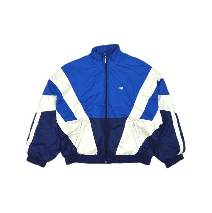 Balenciaga Balenciaga Blue Zip Sports Jacket for Men Size US L / EU 52-54 / 3 - 2 Thumbnail