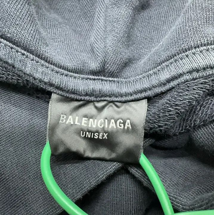 Balenciaga Balenciaga FW22 Black Logo Long Sleeve Hoodie Size US M / EU 48-50 / 2 - 4 Thumbnail