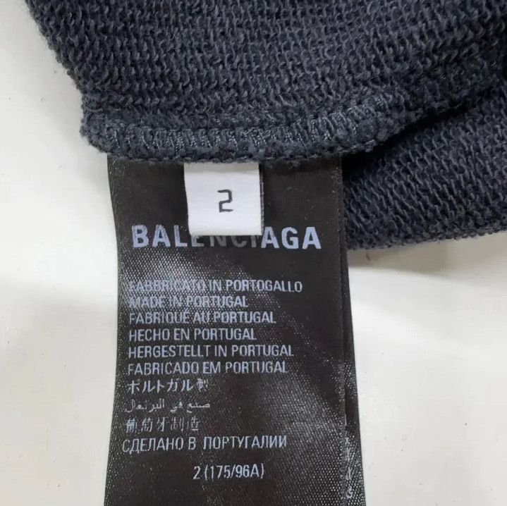 Balenciaga Balenciaga FW22 Black Logo Long Sleeve Hoodie Size US M / EU 48-50 / 2 - 5 Thumbnail