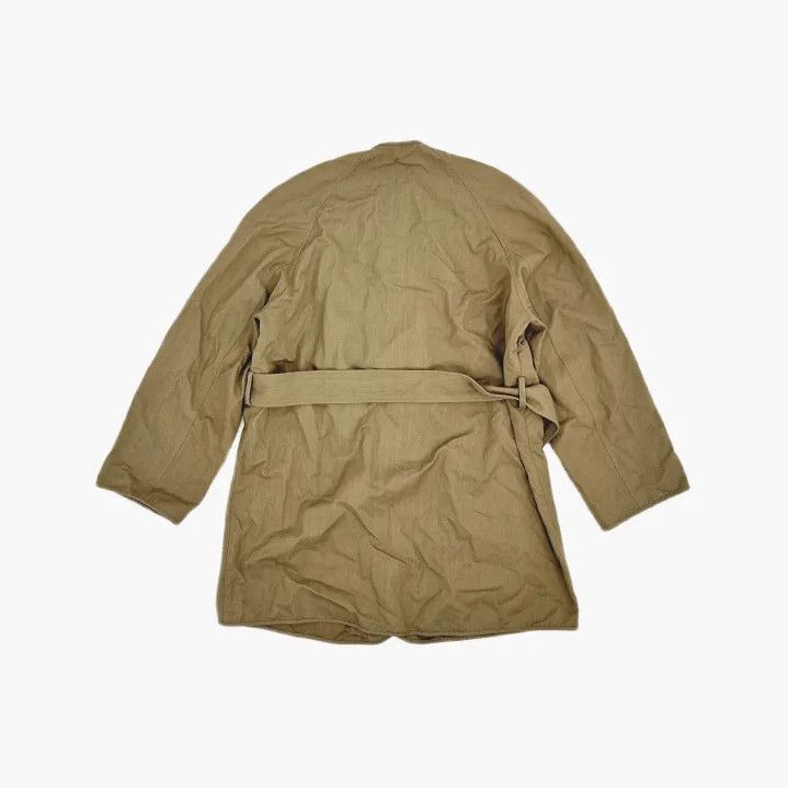 Balenciaga Balenciaga Button-Up Coat in Light Brown Size US XXS / EU 40 - 3 Thumbnail