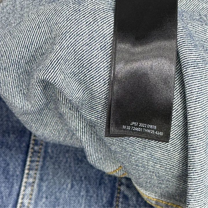 Balenciaga Balenciaga SS23 Washed Denim Jacket for Men Size US M / EU 48-50 / 2 - 3 Thumbnail