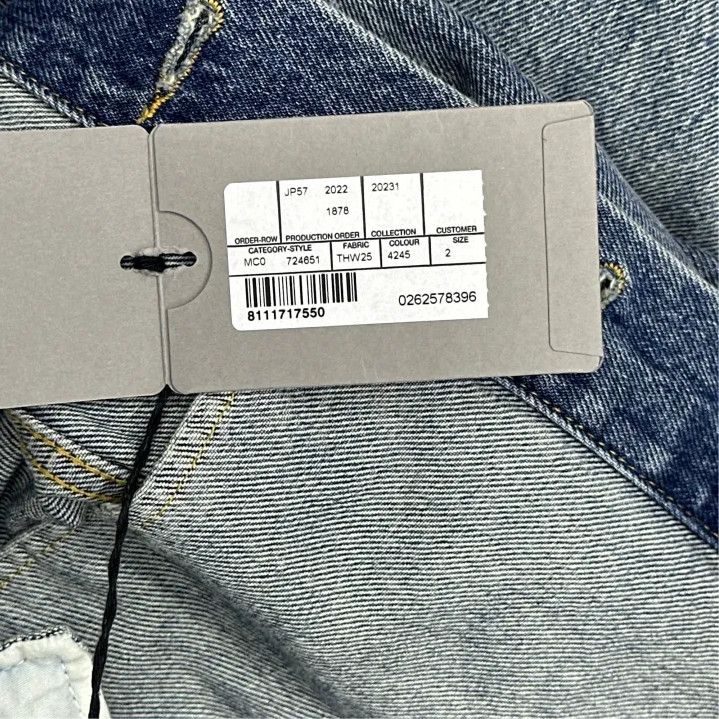 Balenciaga Balenciaga SS23 Washed Denim Jacket for Men Size US M / EU 48-50 / 2 - 4 Thumbnail