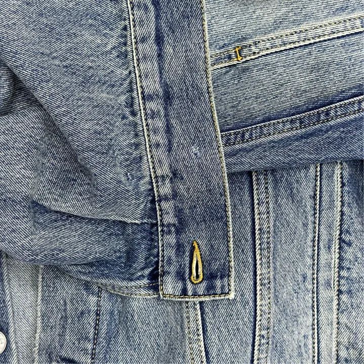 Balenciaga Balenciaga SS23 Washed Denim Jacket for Men Size US M / EU 48-50 / 2 - 5 Thumbnail
