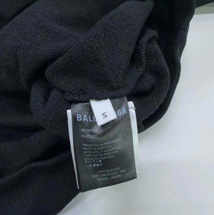 Balenciaga Balenciaga Graphic Logo Black Hoodie for Men Size US S / EU 44-46 / 1 - 4 Thumbnail