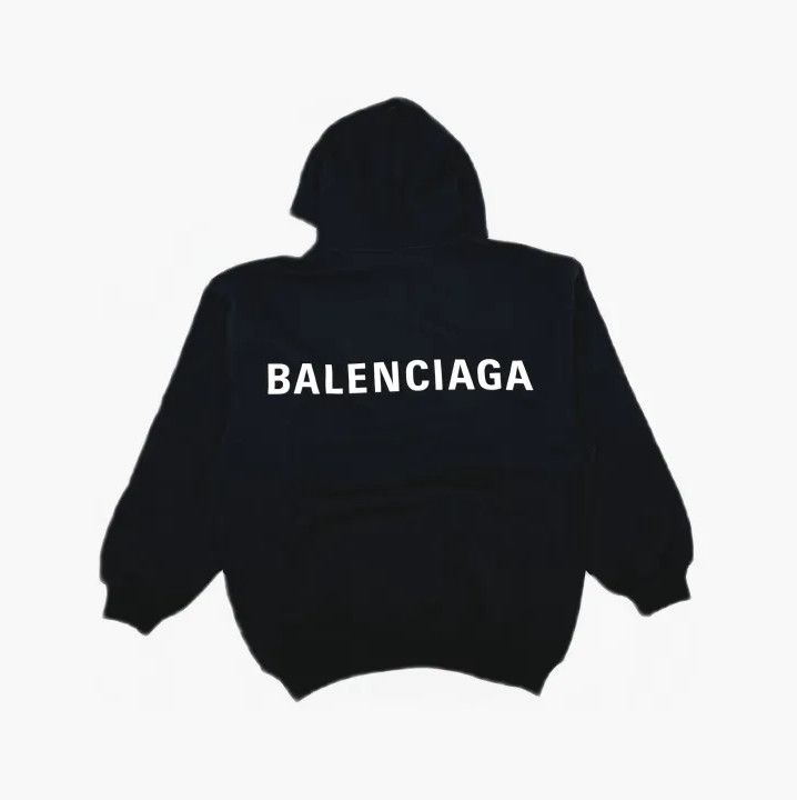 Balenciaga Balenciaga Graphic Logo Black Hoodie for Men Size US S / EU 44-46 / 1 - 3 Thumbnail