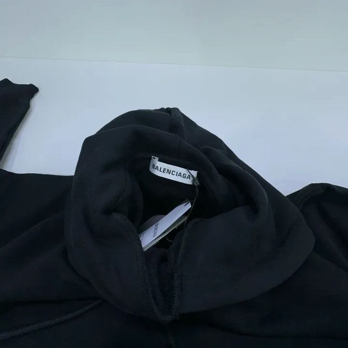 Balenciaga Balenciaga Graphic Logo Black Hoodie for Men Size US S / EU 44-46 / 1 - 7 Thumbnail