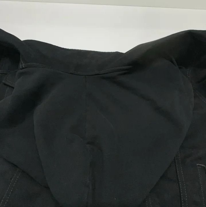 Balenciaga Balenciaga SS21 Black Denim Hooded Jacket Size US M / EU 48-50 / 2 - 7 Thumbnail