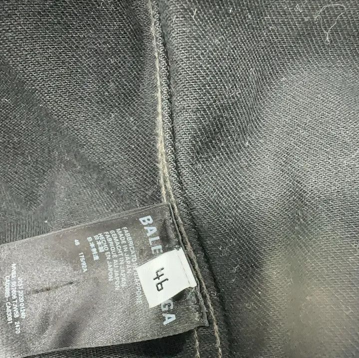 Balenciaga Balenciaga SS21 Black Denim Hooded Jacket Size US M / EU 48-50 / 2 - 4 Thumbnail