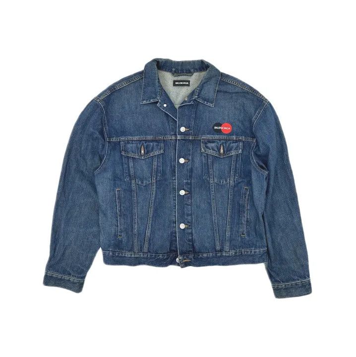 Balenciaga Balenciaga Long-Sleeve Casual Denim Jacket for Men Size US L / EU 52-54 / 3 - 2 Thumbnail