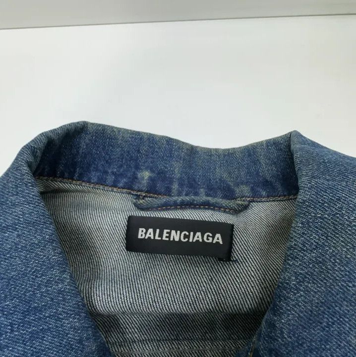Balenciaga Balenciaga Long-Sleeve Casual Denim Jacket for Men Size US L / EU 52-54 / 3 - 6 Thumbnail