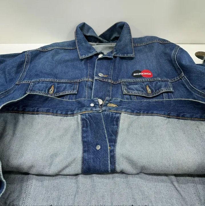 Balenciaga Balenciaga Long-Sleeve Casual Denim Jacket for Men Size US L / EU 52-54 / 3 - 9 Thumbnail