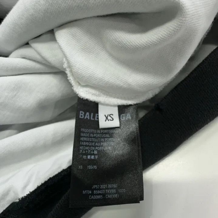 Balenciaga Balenciaga Distressed Black Hoodie for Men Size US XS / EU 42 / 0 - 4 Thumbnail